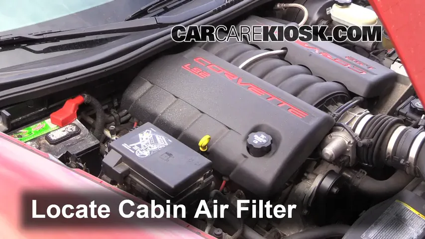 2006 Chevrolet Corvette 6.0L V8 Convertible Air Filter (Cabin)